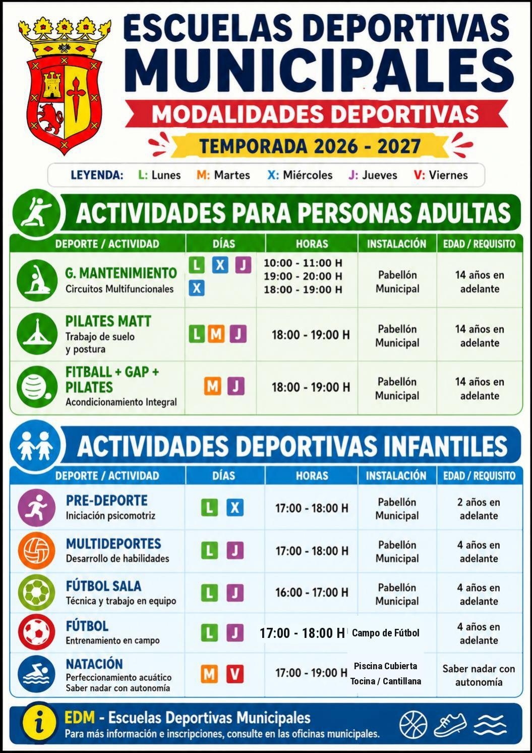 ESCUELAS DEPORTIVAS